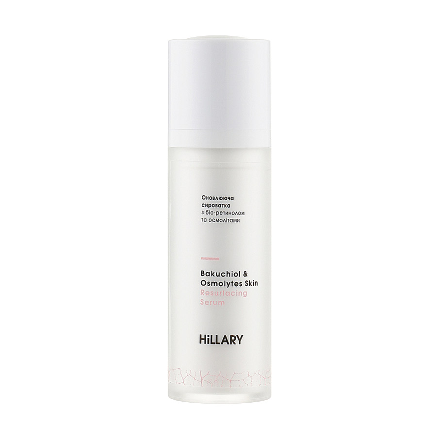 Оновлювальна сироватка для обличчя Hillary Bakuchiol &amp; Osmolytes Skin Resurfacing Serum з біо-ретинолом та осмолітами, 30 мл